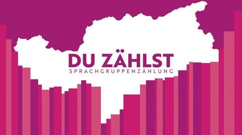 Du zählst - Ab 4. Dezember Sprachgruppenzählung für italienische StaatsbürgerInnen mit Wohnsitz in Südtirol am 30. September 2023.
